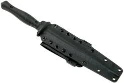 ANV M500 Anthropoid DLC Elmax, Black Handle, M500-001, Black Kydex Sheath, Poignard -Magasin de couteaux ANVM500 001 06 anv knives