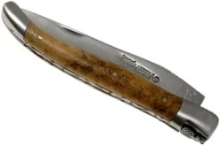 Laguiole En Aubrac 12cm Teck Guillochage Manuel L0212LKH/FSB1, Couteau Laguiole -Magasin de couteaux AUL0212LKH FSB1 04 laguiole en aubrac