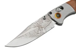 Benchmade Mini Crooked River Whitetail Limited Edition Artist Series 15085-2202, Couteau De Poche De Chasse, Casey Underwood Design -Magasin de couteaux BE15085 2202 04 benchmade