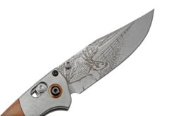 Benchmade Mini Crooked River Whitetail Limited Edition Artist Series 15085-2202, Couteau De Poche De Chasse, Casey Underwood Design -Magasin de couteaux BE15085 2202 06 benchmade
