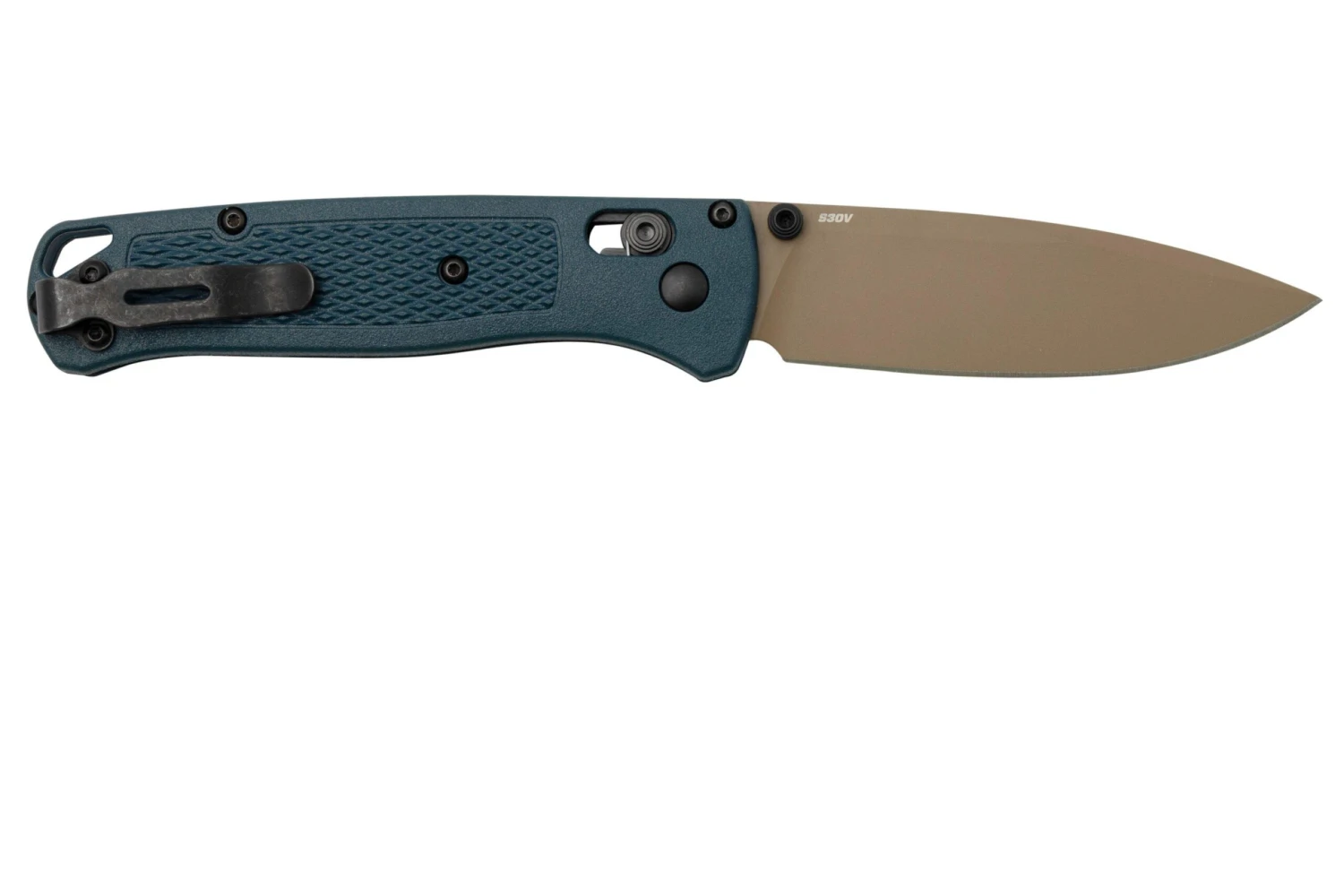 Benchmade Bugout 535FE-05 Crater Blue Grivory, Flat Dark Earth Cerakote, Couteau De Poche 4 Benchmade Bugout 535FE-05 Crater Blue Grivory, Flat Dark Earth Cerakote, Couteau De Poche – Image 2
