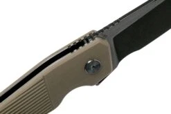 Bestech Barracuda BG15C-2 Black Stonewash Satin, Beige G10, Couteau De Poche -Magasin de couteaux BHBG15C 2 06 bestech knives