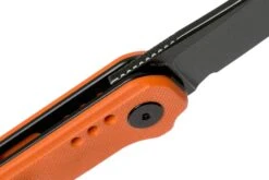 Bestech Syntax BG40C Orange G10, Black Stonewashed Couteau De Poche, Todd Knife & Tool Design -Magasin de couteaux BHBG40C 06 bestech