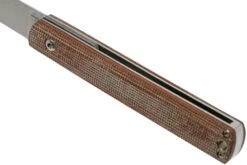 Böker Plus Wasabi Natural Canvas Micarta 01BO633SOI M390 Knivesandtools Exclusive Couteau De Poche -Magasin de couteaux BO01BO633SOI 07 boker plus