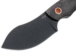 Böker Plus Nessmi Pro 02BO018 Black Micarta Copper Couteau Fixe, Jesper Voxnaes Design -Magasin de couteaux BO02BO066 03 boker