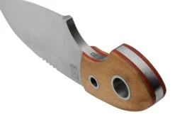 Böker Plus Gnome, D2 02BO322 Olive Wood, Couteau De Cou -Magasin de couteaux BO02BO322 04 boker