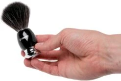 Böker Classic Shaving Brush Black 04BO125 Blaireau -Magasin de couteaux BO04BO125 02 boker bo04bo125 02