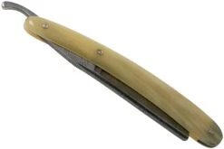 Böker Manufaktur Damascus Horn Rasoir Coupe-choux 140623DAM 14 Böker Manufaktur Damascus Horn Rasoir Coupe-choux 140623DAM -Magasin de couteaux BO140623DAM 06 boker