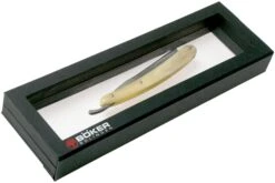 Böker Manufaktur Damascus Horn Rasoir Coupe-choux 140623DAM 15 Böker Manufaktur Damascus Horn Rasoir Coupe-choux 140623DAM -Magasin de couteaux BO140623DAM 07 boker