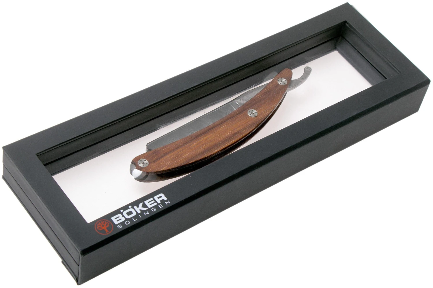 Böker Manufaktur Master Cutter Damascus, Desert Ironwood 140800DAM Rasoir Coupe-choux 8 Böker Manufaktur Master Cutter Damascus, Desert Ironwood 140800DAM Rasoir Coupe-choux – Image 6