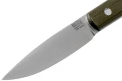 Bark River Bird & Trout CPM S45VN, Green Canvas Micarta -Magasin de couteaux BRK04 171GCM 03 bark river knives