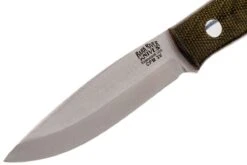 Bark River Mini Bushcrafter CPM 3V, Green Canvas Micarta, Red Liner 12 Bark River Mini Bushcrafter CPM 3V, Green Canvas Micarta, Red Liner -Magasin de couteaux BRK06 022GNC RL 03 bark river brk06 022gnc rl 03
