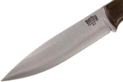 Bark River Aurora LT A2, Green Canvas Micarta, Red Liners -Magasin de couteaux BRK06 113GRCRL 03 bark river brk06 113grcrl 03