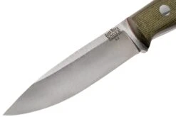 Bark River Aurora A2 Green Canvas Micarta Red Liner, Couteau Bushcraft -Magasin de couteaux BRK06 115GCMRL 03 bark river knives