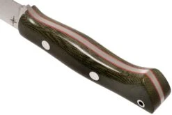 Bark River Aurora A2 Green Canvas Micarta Red Liner, Couteau Bushcraft -Magasin de couteaux BRK06 115GCMRL 04 bark river knives