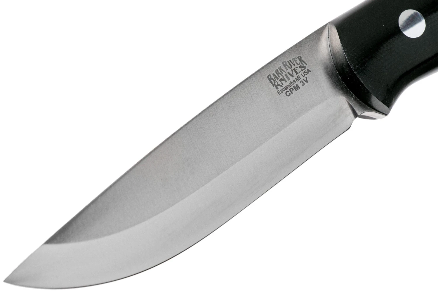 Bark River Bushcrafter II CPM 3V, Black Canvas Micarta 5 Bark River Bushcrafter II CPM 3V, Black Canvas Micarta – Image 3