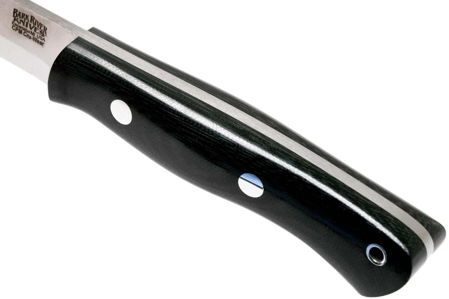 Bark River Aurora Scandi Cru-Wear Black Canvas Micarta 7 Bark River Aurora Scandi Cru-Wear Black Canvas Micarta – Image 5