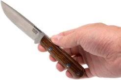 Bark River Bravo Necker II CPM 154CM, Desert Ironwood, Brown Sheath -Magasin de couteaux BRK07 002DIW2 06 bark river brk07 002diw2 06