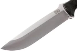 Bark River Bravo 1.5 A2, Black Canvas Micarta, Brown Sheath -Magasin de couteaux BRK07 113BRKC 03 bark river brk07 113brkc 03