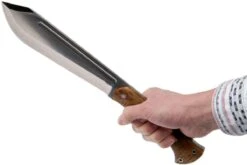 Bark River JX5 Vengeful 1 CPM 3V Dark Curly Maple Machette -Magasin de couteaux BRK10 123DCM 06 bark river brk10 123dcm 06