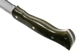 Bark River JX5 Vengeful 1 CPM 3V Green Canvas Micarta Machette Coupe-coupe -Magasin de couteaux BRK10 123GCM 04 bark river knives