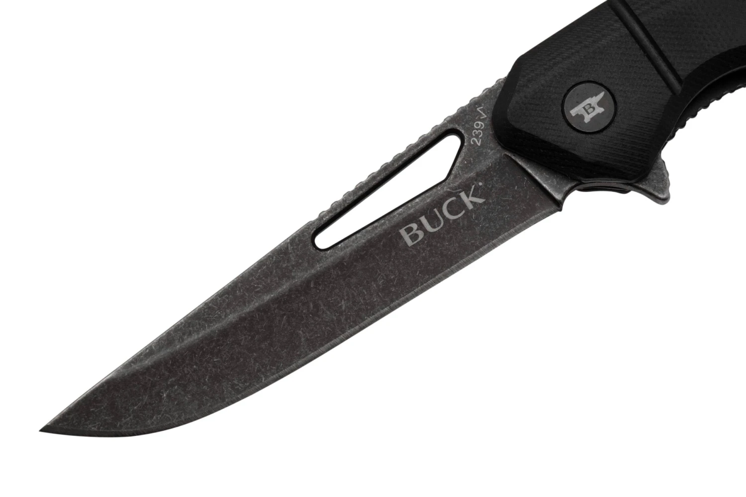 Buck Infusion Modified Tanto 0239BKS Black G10 Couteau De Poche 5 Buck Infusion Modified Tanto 0239BKS Black G10 Couteau De Poche – Image 3