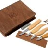 BeaverCraft Basic Set Of 4 Knives S07 Book Kit De Sculpture Sur Bois Avec Boîte De Rangement Livre En Bois -Magasin de couteaux BVS07BOOK 01 beavercraft