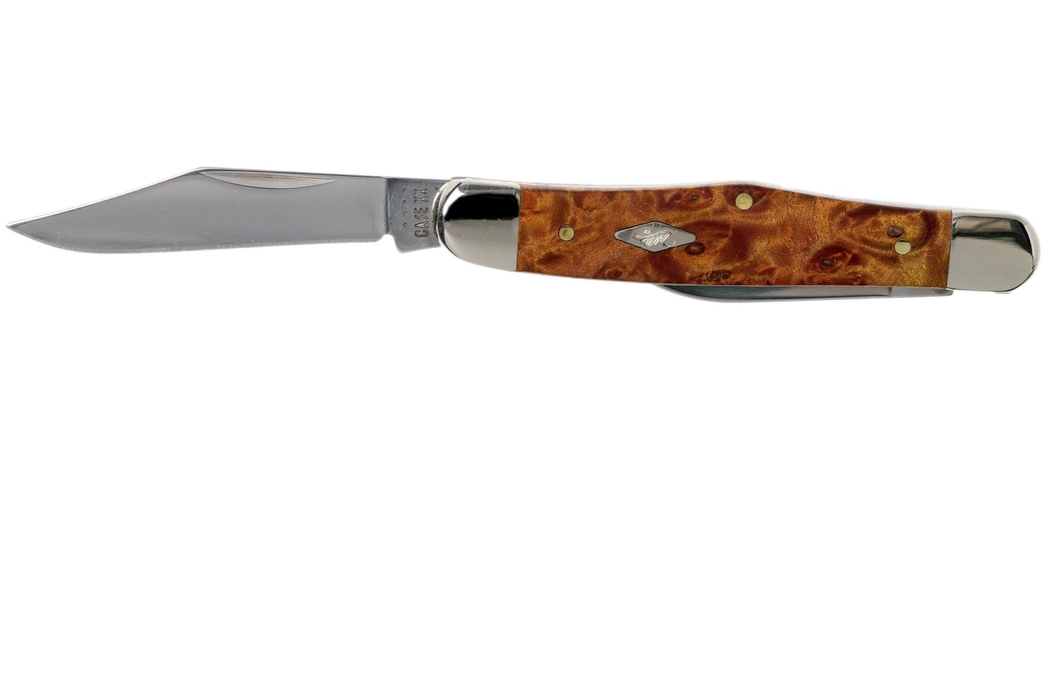Case Half Whittler Autumn Maple Burl Wood, 11543, 7208 SS Couteau De Poche 5 Case Half Whittler Autumn Maple Burl Wood, 11543, 7208 SS Couteau De Poche – Image 3