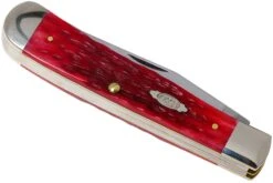 Case Trapper Dark Red Bone, Peach Seed Jig, 31950, 6254 CV Couteau De Poche -Magasin de couteaux CE31950 04 case