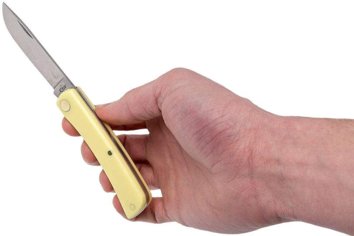 Case Sod Buster Jr. Yellow Synthetic, 00032, 3137 CV Couteau De Poche 11 Case Sod Buster Jr. Yellow Synthetic, 00032, 3137 CV Couteau De Poche – Image 9