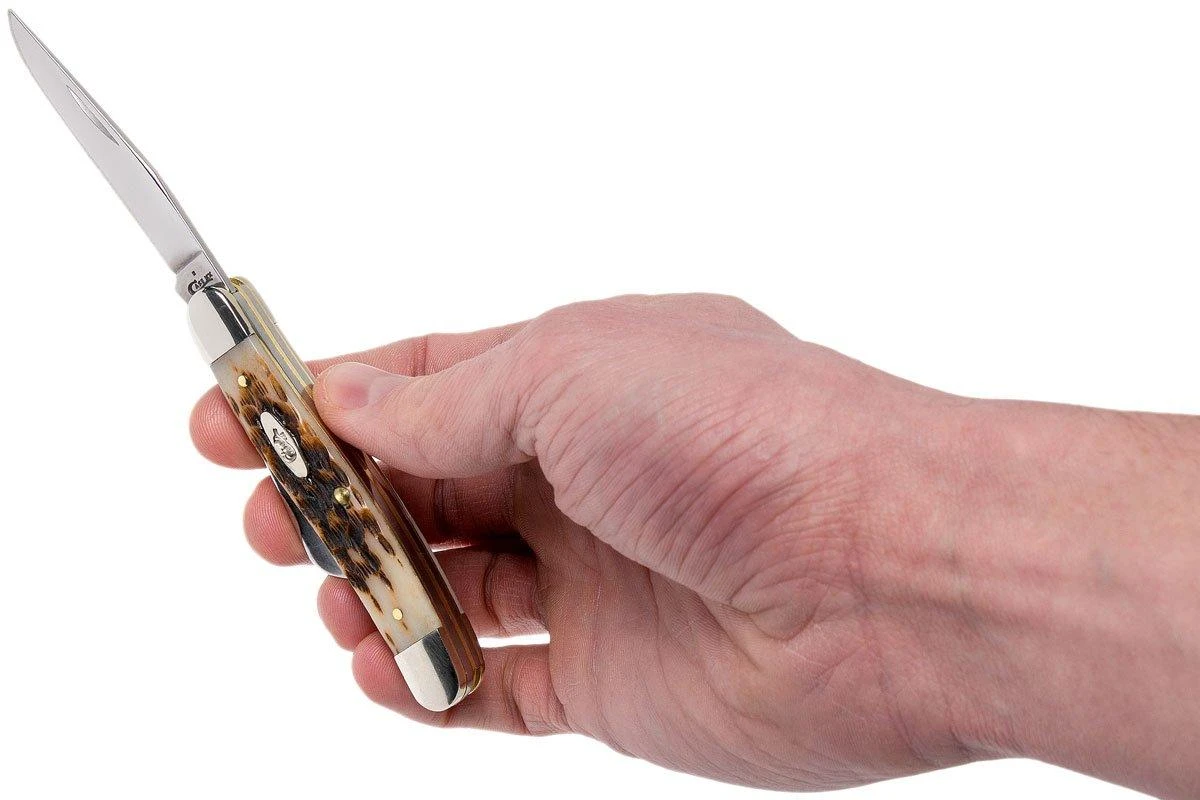 Case Medium Stockman Amber Jigged Bone, 00042, 6318 SS Couteau De Poche 12 Case Medium Stockman Amber Jigged Bone, 00042, 6318 SS Couteau De Poche – Image 10