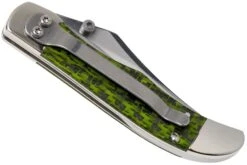 Case Kickstart Mid Folding Hunter Green & Black Carbon Fibre-G10 Weave Smooth, 50711, 101265AC SS Couteau De Poche -Magasin de couteaux CE50711 04 case