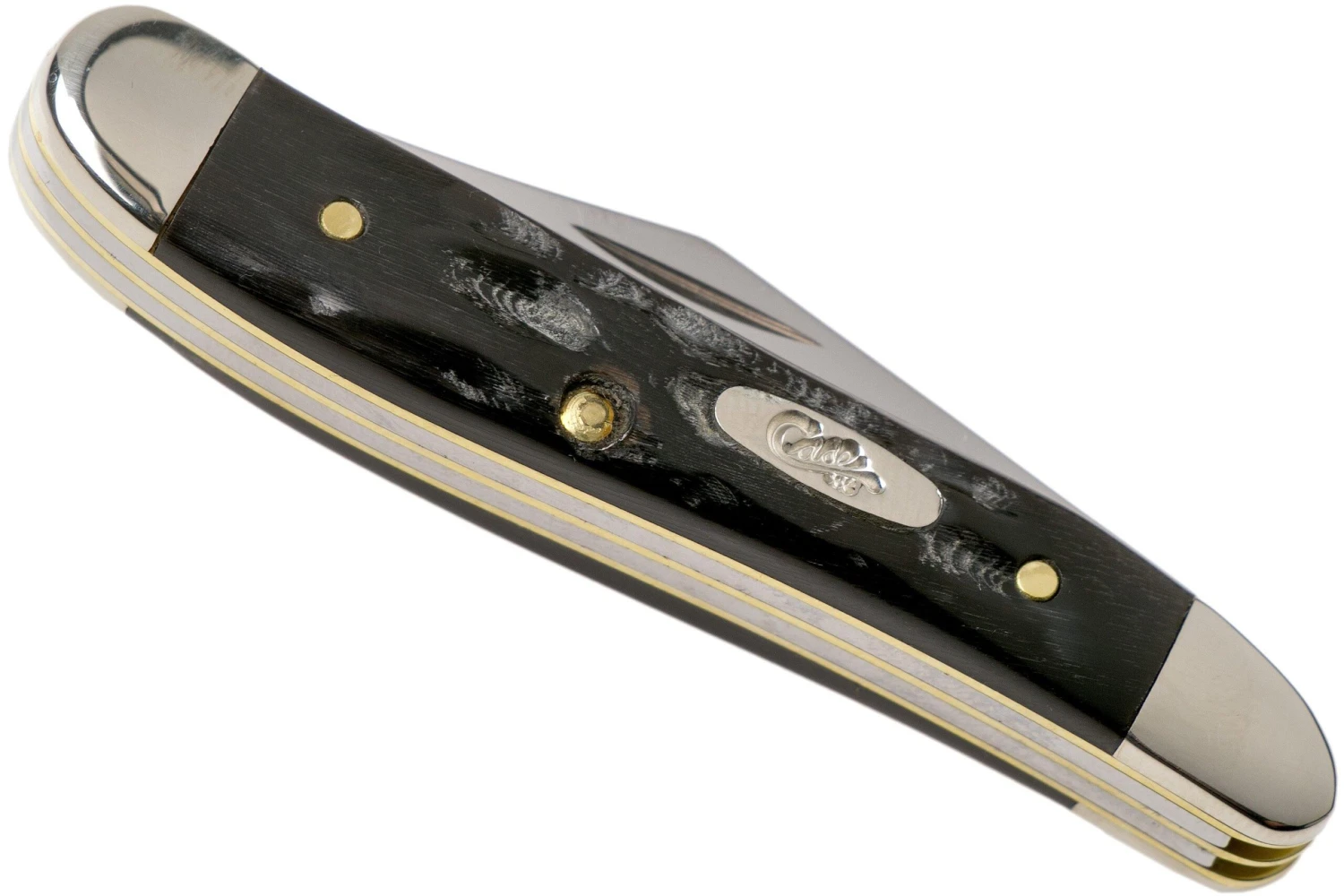 Case Peanut Jigged Buffalo Horn 65014, BH220 SS Couteau De Poche 6 Case Peanut Jigged Buffalo Horn 65014, BH220 SS Couteau De Poche – Image 4