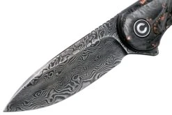 Civivi Elementum C907C-DS3 Damascus, Shredded Copper Carbonfiber Couteau De Poche -Magasin de couteaux CIC907C DS3 03 civivi