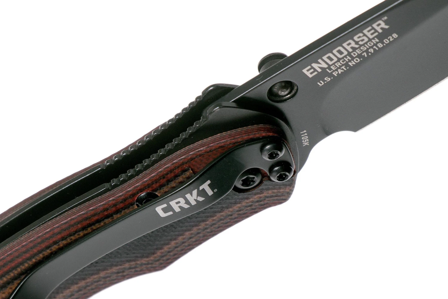 CRKT Endorser 1105K Black Couteau De Poche, Matthew Lerch Design 8 CRKT Endorser 1105K Black Couteau De Poche, Matthew Lerch Design – Image 6