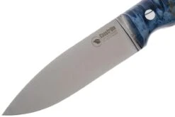 Casström No.10 Swedish Forest Knife Blue Curly Birch 14C28N Flat Grind 13119 -Magasin de couteaux CM13119 03 casstrom cm13119 03