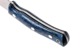 Casström No.10 Swedish Forest Knife Blue Curly Birch 14C28N Flat Grind 13119 -Magasin de couteaux CM13119 04 casstrom cm13119 04