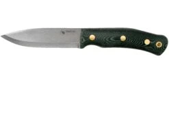 Casström No. 10 Swedish Forest Knife Green Micarta, K720 Scandi Grind 13123 Avec Firesteel