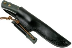 Casström No. 10 Swedish Forest Knife Green Micarta, K720 Scandi Grind 13123 Avec Firesteel -Magasin de couteaux CM13123 06 casstrom