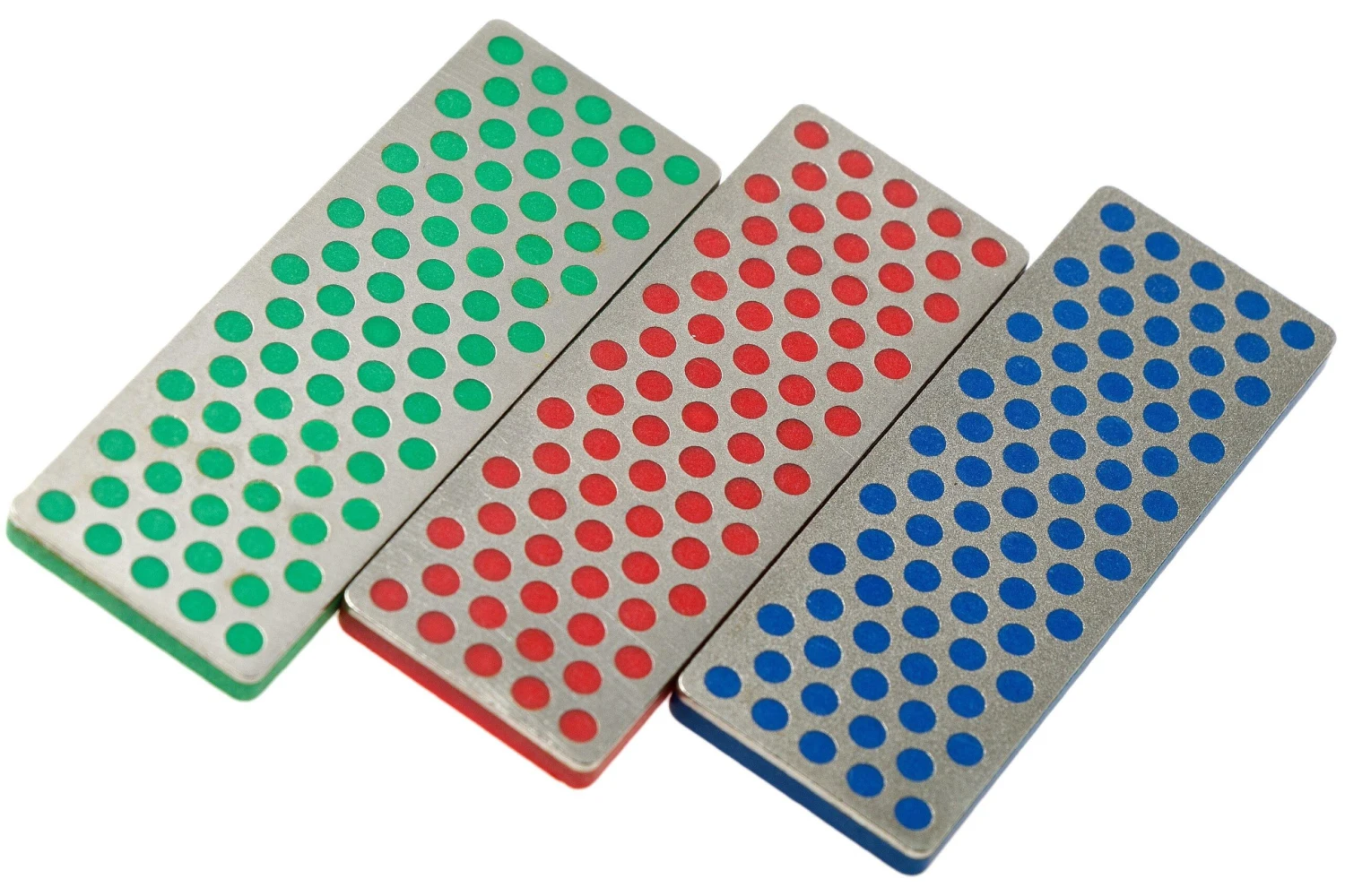 DMT Mini Set Pierres à Aiguiser Diamant Grossière, Fine Et Extra Fine, W7EFC 3 DMT Mini Set Pierres à Aiguiser Diamant Grossière, Fine Et Extra Fine, W7EFC