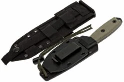 ESEE Model 3 Survivalmes 3MIL-P-B étui Noir + Clip Ceinture Et MOLLE-back -Magasin de couteaux EE ESEE 3MIL P B 08 esee knives model 3 ee esee 3mil p b d8