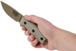 ESEE Model 3 Dark Earth Blade, Grey Handle 3P-MB-DE Avec étui + Clip Et MOLLE-back -Magasin de couteaux EE ESEE 3P MB DE 06 esee knives