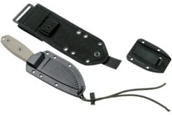 ESEE Model 3 Dark Earth Blade, Grey Handle 3P-MB-DE Avec étui + Clip Et MOLLE-back -Magasin de couteaux EE ESEE 3P MB DE 08 esee knives