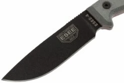 ESEE Model 4 Black Blade, Grey Handle 4P-KO Couteau De Survie Sans étui -Magasin de couteaux EE ESEE 4P KO 02 esee knives model 4 ee esee 4p ko d2