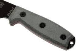 ESEE Model 4 Black Blade, Grey Handle 4P-KO Couteau De Survie Sans étui -Magasin de couteaux EE ESEE 4P KO 03 esee knives model 4 ee esee 4p ko d3