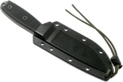 ESEE Model 4 Tactical Gunsmoke, Black Handle 4P-TG-B Avec étui + Clip -Magasin de couteaux EE ESEE 4P TGB 08 esee knives