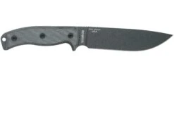 ESEE Model 6 Tactical Gunsmoke, Grey Handle 6P-TG Avec étui Noir + Clip Ceinture -Magasin de couteaux EE ESEE 6P TG 02 esee knives