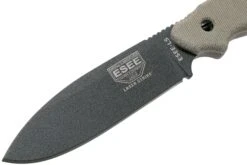 ESEE Laser Strike Tactical Gunsmoke LS-PTG Couteau De Survie Avec étui Kydex + Clip Ceinture -Magasin de couteaux EE ESEE LS PTG 03 esee knives