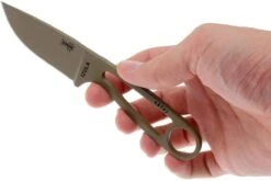 ESEE Izula Dark Earth IZULA-DE Couteau De Cou Avec étui Noir + Clip Ceinture 9 ESEE Izula Dark Earth IZULA-DE Couteau De Cou Avec étui Noir + Clip Ceinture -Magasin de couteaux EE IZULA DE 03 esee knives ee izula de 03