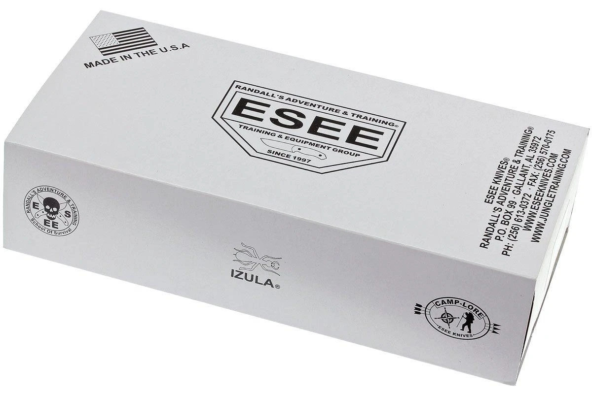 ESEE Izula Dark Earth IZULA-DE Couteau De Cou Avec étui Noir + Clip Ceinture 7 ESEE Izula Dark Earth IZULA-DE Couteau De Cou Avec étui Noir + Clip Ceinture – Image 5